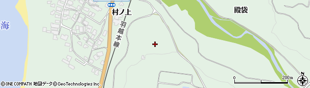秋田県にかほ市象潟町関周辺の地図