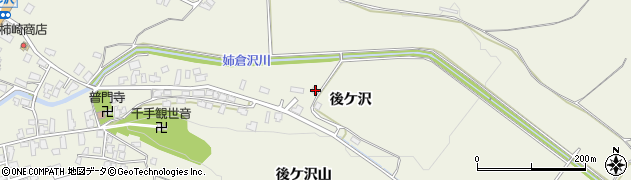秋田県湯沢市杉沢後ケ沢6周辺の地図