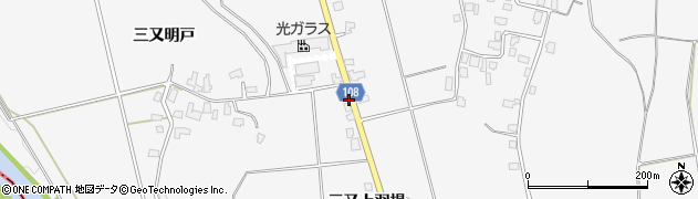 秋田県湯沢市駒形町三又上羽場159周辺の地図