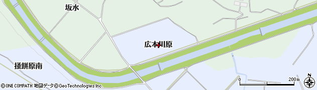 岩手県金ケ崎町（胆沢郡）永沢（広本川原）周辺の地図