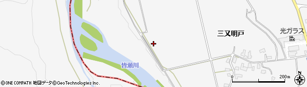 秋田県湯沢市駒形町（三又下川原）周辺の地図