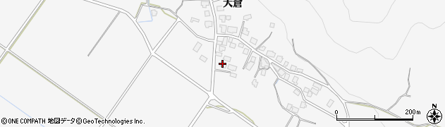 秋田県湯沢市駒形町大倉藩添周辺の地図