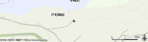 秋田県湯沢市杉沢（戸石崎山）周辺の地図