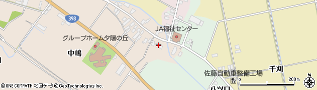 秋田県湯沢市柳田（八ツ口）周辺の地図