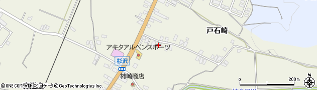 秋田県湯沢市杉沢（戸石崎）周辺の地図