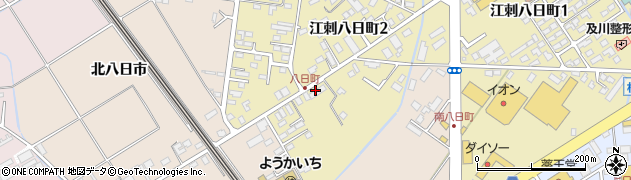 江刺地区合同公舎周辺の地図