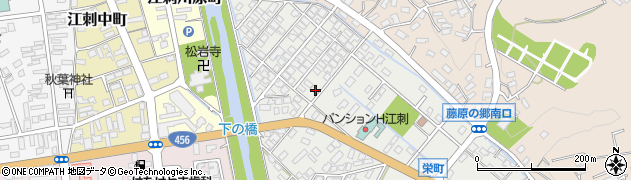 岩手県奥州市江刺栄町周辺の地図