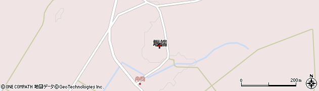 秋田県にかほ市象潟町横岡（堰端）周辺の地図