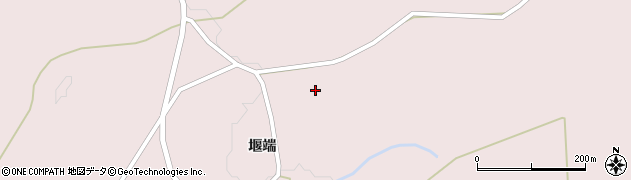 秋田県にかほ市象潟町横岡（舟岡）周辺の地図