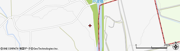 秋田県横手市増田町戸波（関根）周辺の地図