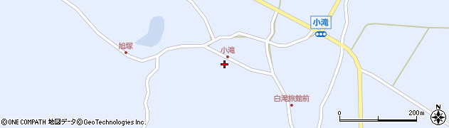 秋田県にかほ市象潟町小滝茨林周辺の地図