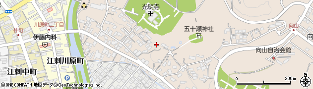 岩手県奥州市江刺南町周辺の地図