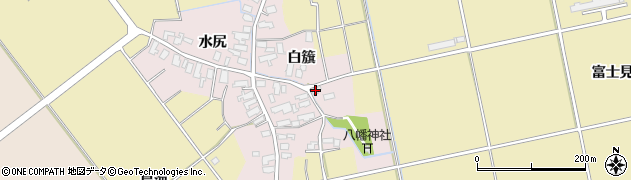 秋田県湯沢市金谷白籏113周辺の地図