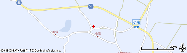 秋田県にかほ市象潟町小滝（下山）周辺の地図