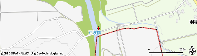 戸波橋周辺の地図