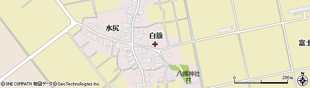 秋田県湯沢市金谷白籏118周辺の地図