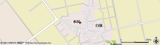秋田県湯沢市金谷（水尻）周辺の地図