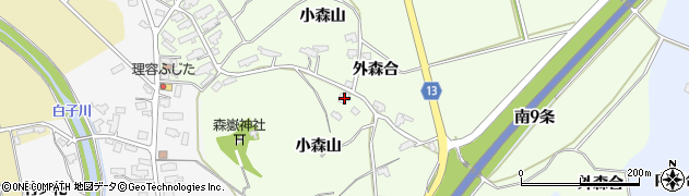 秋田県湯沢市岩崎小森山9周辺の地図