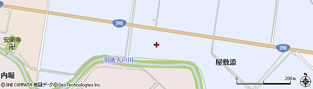 秋田県羽後町（雄勝郡）蛇喰周辺の地図