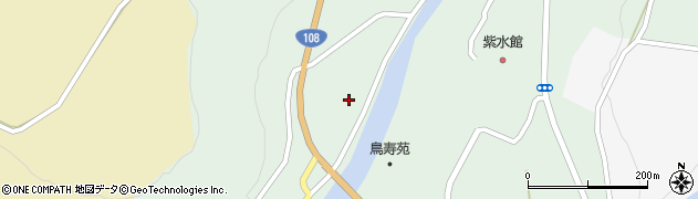 秋田県由利本荘市鳥海町伏見赤渋3周辺の地図