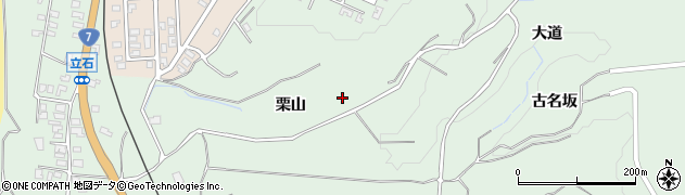 秋田県にかほ市象潟町関（栗山）周辺の地図