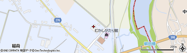 秋田県羽後町（雄勝郡）貝沢（清水川）周辺の地図