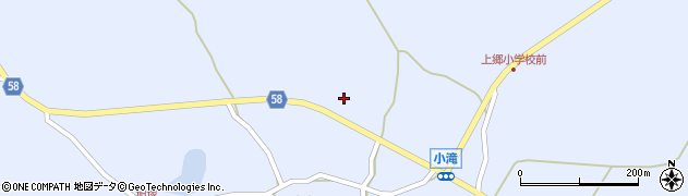 秋田県にかほ市象潟町小滝（堤根）周辺の地図