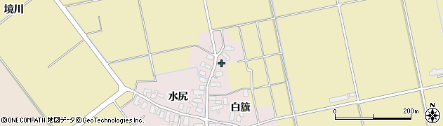 秋田県湯沢市金谷白籏132周辺の地図
