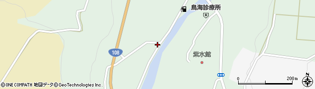 秋田県由利本荘市鳥海町伏見赤渋18周辺の地図