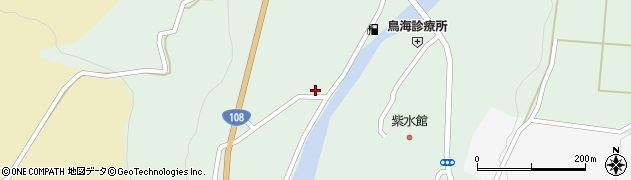 秋田県由利本荘市鳥海町伏見赤渋19周辺の地図