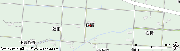 岩手県胆沢郡金ケ崎町西根日照周辺の地図