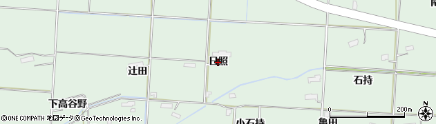岩手県金ケ崎町（胆沢郡）西根（日照）周辺の地図