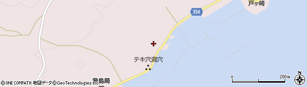 山形県酒田市飛島中村甲24周辺の地図