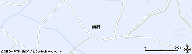 岩手県奥州市江刺藤里（前村）周辺の地図