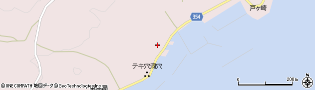 山形県酒田市飛島中村甲38周辺の地図