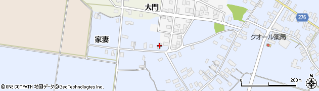 秋田県雄勝郡羽後町貝沢外鳥居17周辺の地図