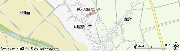 秋田県湯沢市森（熊ノ堂上羽場）周辺の地図