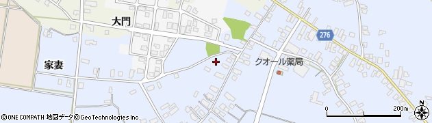 秋田県雄勝郡羽後町貝沢外鳥居1周辺の地図