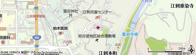 岩谷堂地区総合運動場体育館周辺の地図