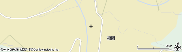 秋田県由利本荘市鳥海町下川内福岡129周辺の地図