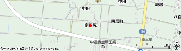 岩手県金ケ崎町（胆沢郡）西根（南田尻）周辺の地図