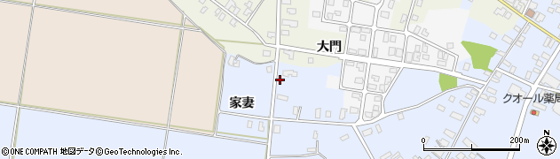 秋田県雄勝郡羽後町貝沢外鳥居25周辺の地図