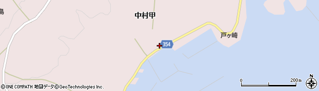 山形県酒田市飛島中村甲64周辺の地図