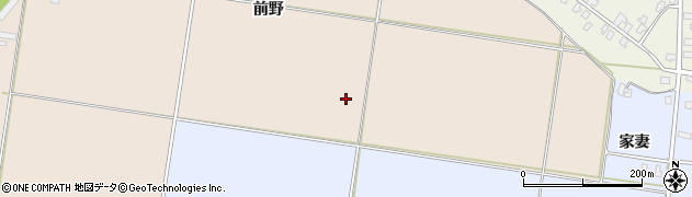 秋田県羽後町（雄勝郡）深田周辺の地図