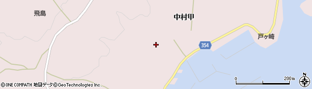 山形県酒田市飛島（中村）周辺の地図