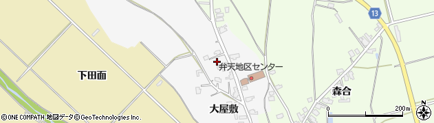 秋田県湯沢市森（野尻）周辺の地図
