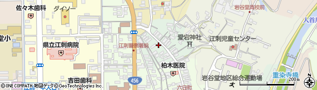 岩手県奥州市江刺銭町周辺の地図