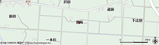 岩手県金ケ崎町（胆沢郡）西根（艶坂）周辺の地図