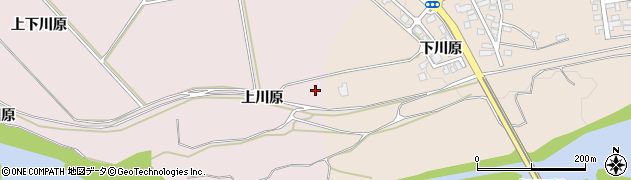 秋田県横手市増田町八木（上川原）周辺の地図