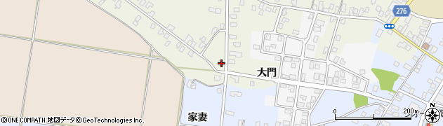 秋田県雄勝郡羽後町杉宮大門97周辺の地図